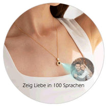 Kette mit Foto Projektion