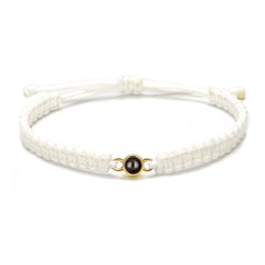 925 Silber Personalisierbares Bild Armband mit Foto - Armband mit rundem Foto Projektionsring