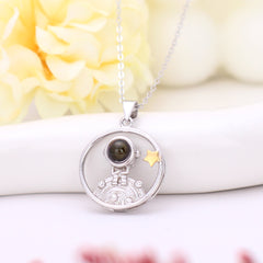 Personalisierte Foto Projektion Kette - Landung des Mondes