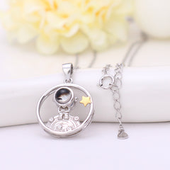 Personalisierte Foto Projektion Kette - Landung des Mondes