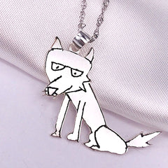 925 Sterling Silber Personalisierte Skizzen-Halskette – Gravur von Haustier, Person oder Symbol, mit Text & Geschenkbox