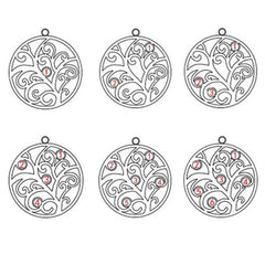 Personalisierte Geburtssteinkette mit Namensgravur –Lebensbaum im Kreis & Namensmedaillon, Perfektes Geschenk für Mama Oma