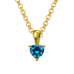 Personalisierte Herzkette mit mehreren Geburtssteinen – Y-förmige Halskette, Herz-zu-Herz-Anhänger