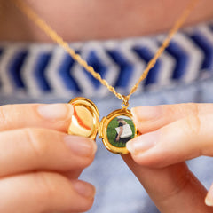 Personalisierte 925 Silber  Foto Medaillon Ovaler Kette – Mit Foto & Text, Klassischer Gedenkschmuck Geschenk für Männer & Frauen