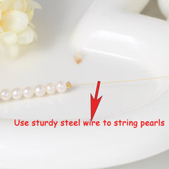 Personalisierte Perlenkette mit Foto-Projektion – Runder Anhänger in 925 Silber, Handgefertigter Elegantes Geschenk für Sie