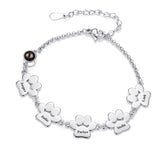 Personalisiertes Hundepfote Armband mit Bild & Gravur – Schmuckgeschenke zur Erinnerung Haustiere