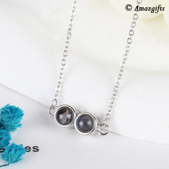 Foto Projektion Armband mit Bilder im Doppelt Stein