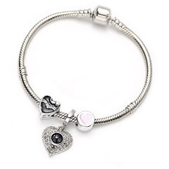 Personalisierbares DIY-Perlenarmband mit Foto-Projektion – Austauschbare Charms, Geschenk für Sie & Ihn