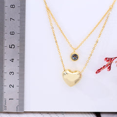 Personalisierte Kette mit Bild - Halskette mit Herzanhänger als Geschenk für Damen