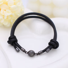 Lederseil Foto Armband mit Bildprojektion – Armband mit Bild Silber und Foto Schmuck