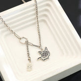 Personalisierte Y-Kette mit Fotogravur, Namen & Jungen/Mädchen Symbol – Haustierschmuck, Erinnerungsgeschenk für Tierliebhaber