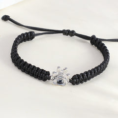 Personalisierte Hunde Haustier Pfoten Foto Armband mit Bild - Handgemachtes Verstellbares Geflochtenes Seil
