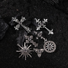 Personalisierte Foto Projektion Ketten mit bild - Keltischer /Großkreuz/Sonnen Anhänger