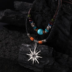 Personalisierte Foto Projektion Ketten mit bild - Keltischer /Großkreuz/Sonnen Anhänger