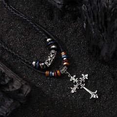 Personalisierte Foto Projektion Ketten mit bild - Keltischer /Großkreuz/Sonnen Anhänger