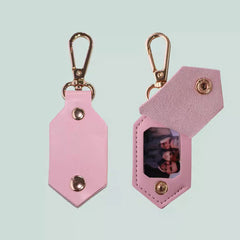 Personalisierter Leder Foto Schlüsselanhänger, Fotos können geändert werden,8 Fotos im 1-Zoll-Format,Erinnerungs Geschenke für Männer Frauen