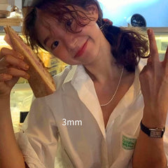 Personalisierte Perlenkette mit Foto-Projektion – Runder Anhänger in 925 Silber, Handgefertigter Elegantes Geschenk für Sie