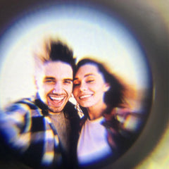 Personalisierte Foto Projektion Kette - Y-förmige Halskette mit Buchstaben