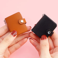 Personalisierter Foto Leder Schlüsselanhänger mit 12 Bilder, Minialbum,Kunstdruckpapier Fotoalbum,Kreatives Erinnerungs Geschenk