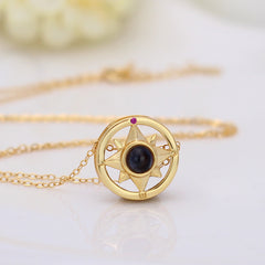 Schmuck mit Foto Personalisierte Geschenke - Kompass Anhänger nger mit Foto Projektion