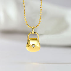 Personalisierte 925 Silber  Foto Medaillon Kette – 3D Handtaschen Anhänger mit Zirkonia, Modische Kreative Geschenke für Sie