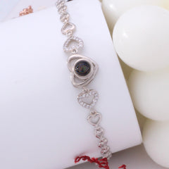 Herz Link Armband mit Bild Silber – Personalisierter Foto Schmuck und Bilder