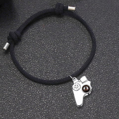 Personalisiert Magnetische Controller Gamer Freundschaftsarmbänder mit bild im Stein – Erinnerungsgeschenk für BFF & Besties