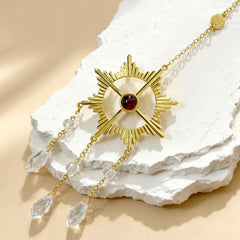 Personalisierter Sonnen kreuz Kristall Anhänger mit Foto Projektion & Gravur – Kreative Souvenirgeschenke, Weihnachtsbaumschmuck