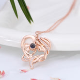 Personalisierte Schmuck mit Foto - Kind umarmt Mutter Anhanger mit Bild