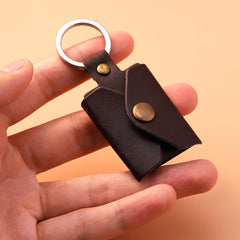 Personalisierter Foto Leder Schlüsselanhänger, Minialbum, Kleine Tasche, 3-4 Bilder & Text, Kreatives Geschenk für ihn