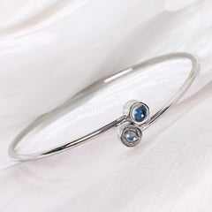 Personalisierbares offener Projektionsarmband mit 2 Fotos & Gravur, minimalistisches Design, ideales Geschenk