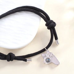 Personalisiert Magnetische Controller Gamer Freundschaftsarmbänder mit bild im Stein – Erinnerungsgeschenk für BFF & Besties