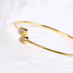 Personalisierbares offener Projektionsarmband mit 2 Fotos & Gravur, minimalistisches Design, ideales Geschenk