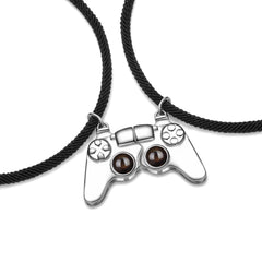 Personalisiert Magnetische Controller Gamer Freundschaftsarmbänder mit bild im Stein – Erinnerungsgeschenk für BFF & Besties