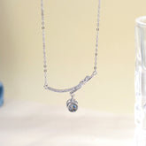 Personalisierte Minimalistische Smile Bar Projektionskette Mit Bild & Gravur im Stein - Erinnerungsgeschenk für Sie