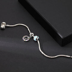 Personalisierbares DIY-Perlenarmband mit Foto-Projektion – Austauschbare Charms, Geschenk für Sie & Ihn