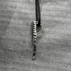 925 Silber Personalisierte Foto Medaillon Kette – 3D Engelsflügeln Anhänger, Wächter Geschenke für Männer