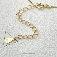 925 SilberPersonalisierte Geburtsstein kette – Minimalistisches funkelndem Zirkonia Rechteck – 12 Farben, stilvoll für jeden Anlass