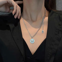 Personalisierte Y-Kette mit Fotogravur, Namen & Jungen/Mädchen Symbol – Haustierschmuck, Erinnerungsgeschenk für Tierliebhaber