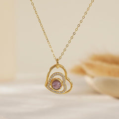 Personalisierte Kette mit Bild – Herz im Herz für Geschenke für Sie