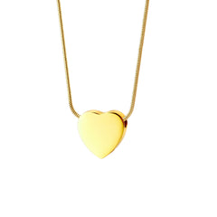 Personalisierte Asche Parfüm Kette Mit Bild - Schlichter Herz Anhänger Erinnerungsstück Geschenk