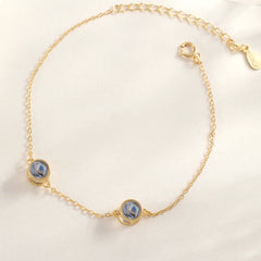 Personalisiertes Fotoprojektion Armband mit Bild im Stein – 925 Silber, 1–3 Bilder, Gravur & Geschenkverpackung