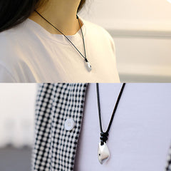 999 Feinsilber Wunschstein Kette – Individueller Anhänger mit Gravur von Sonne und Mond, Liebes oder Familien Geschenk für Männer und Frauen