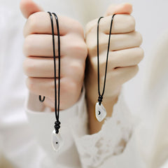 999 Feinsilber Wunschstein Kette – Individueller Anhänger mit Gravur von Sonne und Mond, Liebes oder Familien Geschenk für Männer und Frauen