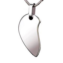 Personalisierte Herz-Partnerketten Zweiteilige Puzzlekette für Paare – Wolfram Ketten, Gravur mit Bild & Namen