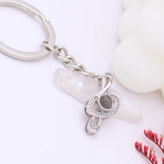 Personalisierte Schlüsselanhänger mit Bild – Noten Anhänger mit Projektion