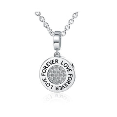 Personalisierte 925 Silber Kette mit Bild – Rund Foto Anhänger,Perfektes Erinnerung Geschenk für Mann Frau