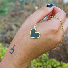 Personalisierte Hitzeaktivierbare Magische Foto Herz Halskette mit verstecktem Bild - Erinnerungsgeschenk für Sie