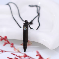 Personalisierte Bilder Kette - Gewehrpatrone Anhänger mit Foto, Geschenk zur Erinnerung für Männer