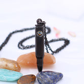 Personalisierte Bilder Kette - Gewehrpatrone Anhänger mit Foto, Geschenk zur Erinnerung für Männer